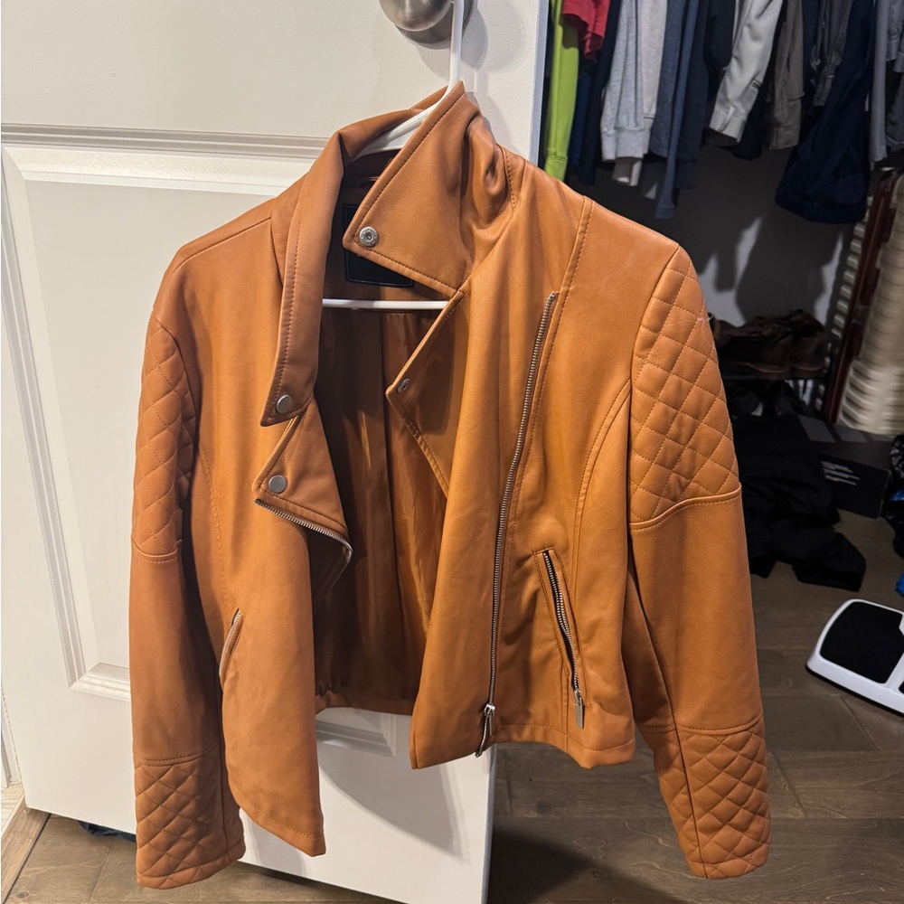 Bagatelle Camel Leather Jacket